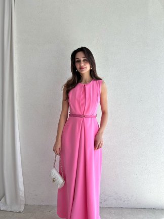 ADMİRE Maxi Elbise 7430 - Pembe 
