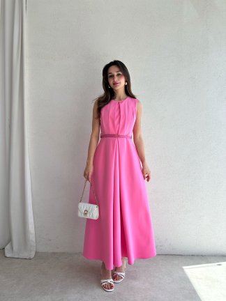 ADMİRE Maxi Elbise 7430 - Pembe - 2