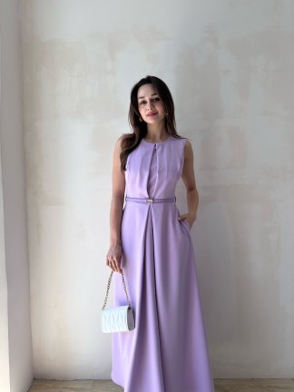 ADMİRE Maxi Elbise 7430 - Lila 