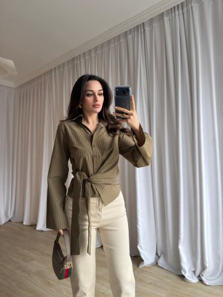 AJAX Gömlek 8866 - Haki - 1