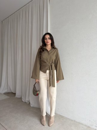 AJAX Gömlek 8866 - Haki - 2