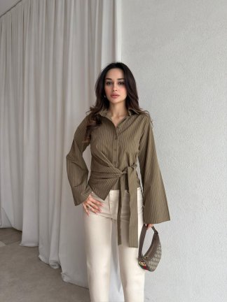 AJAX Gömlek 8866 - Haki - 3