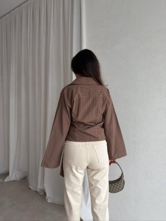 AJAX Gömlek 8866 - Kahverengi - 4