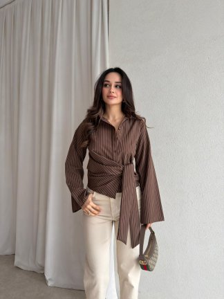 AJAX Gömlek 8866 - Acı Kahve - 3