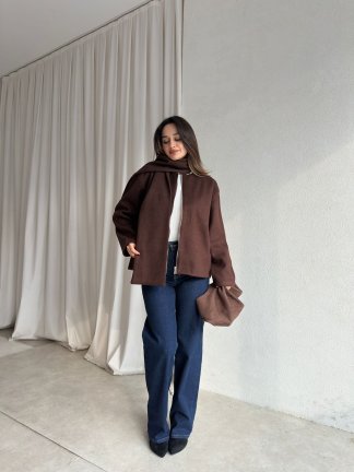 ALİNE Ceket 8463 - Acı Kahve - 3