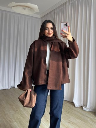ALİNE Ceket 8463 - Acı Kahve - 2
