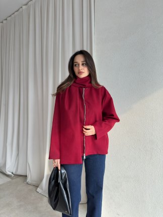 ALİNE Ceket 8463 - Bordo - 1