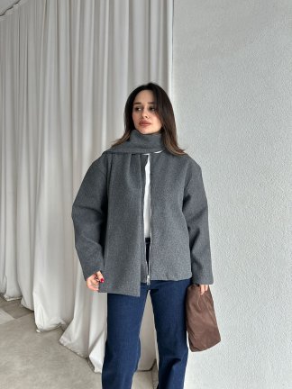 ALİNE Ceket 8463 - Füme 