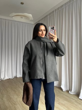 ALİNE Ceket 8463 - Füme - 2