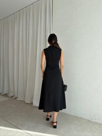 ALLERLİ Elbise 7894 - Siyah - 3