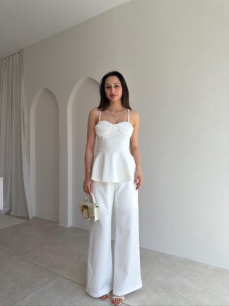 ALONE Takım 5494 - Beyaz - 1