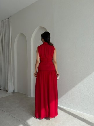 ALVİN Maxi Elbise 2013 - Kırmızı - 2