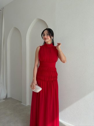 ALVİN Maxi Elbise 2013 - Kırmızı - 3