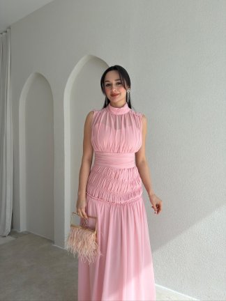 ALVİN Maxi Elbise 2013 - Pembe - 2