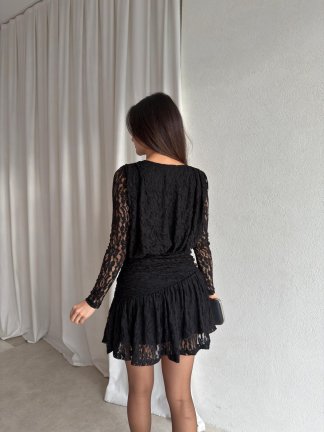 AMETİS Mini Elbise 3698 - Siyah - 3