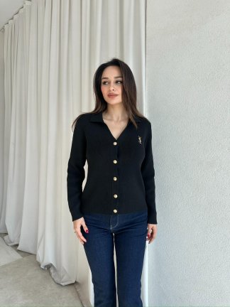 AMORE Triko Hırka 8801 - Siyah - 1