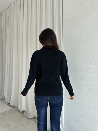 AMORE Triko Hırka 8801 - Siyah - 4