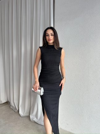 AMOUR Elbise 8798 - Siyah - 2