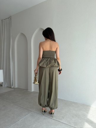 AMY Straplez Takım 8213 - Haki - 3