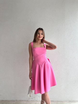 ANERY Mini Elbise 5091 - Pembe - 1