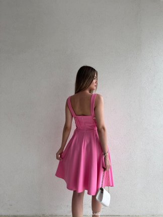 ANERY Mini Elbise 5091 - Pembe - 3