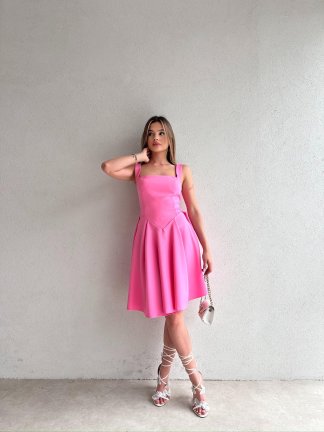 ANERY Mini Elbise 5091 - Pembe - 2