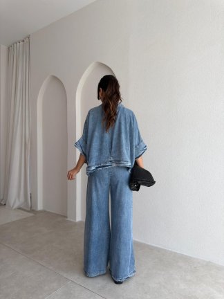 ANNA Denim Takım 3750 - Mavi - 3
