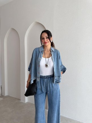 ANNA Denim Takım 3750 - Mavi - 2