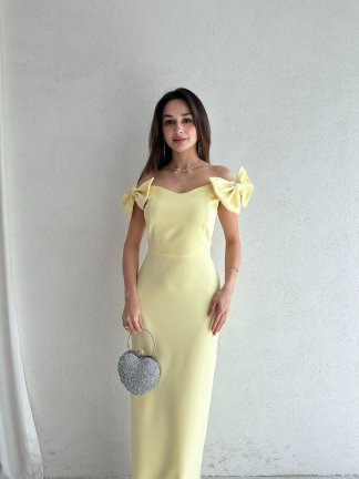 ARMİ Maxi Elbise 5051 - Sarı 