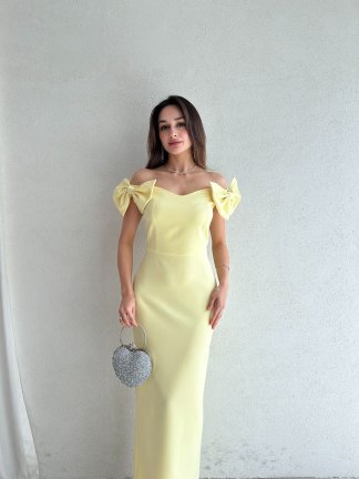 ARMİ Maxi Elbise 5051 - Sarı - 3