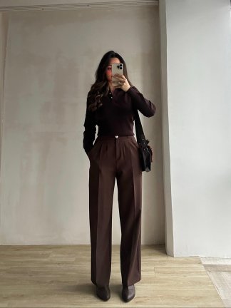 AROA Pantolon 2649 - Acı Kahve - 2