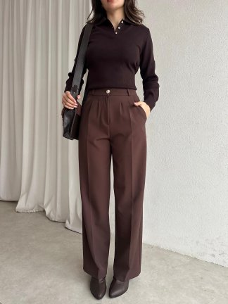 AROA Pantolon 2649 - Acı Kahve - 3