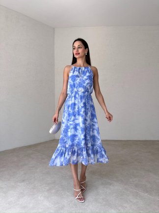 ARODE Midi Elbise 8732 - Lila - 2