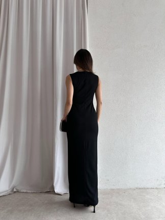 AROW Maxi Elbise 2784 - Siyah - 3