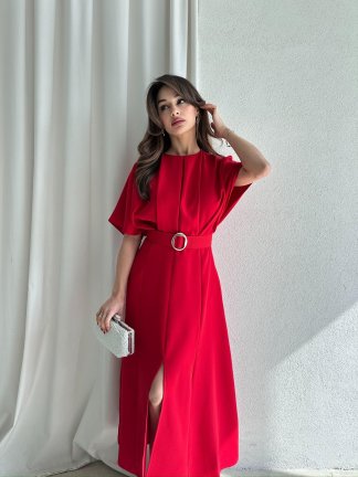 ARTHUR Midi Elbise 2056 - Kırmızı - 2