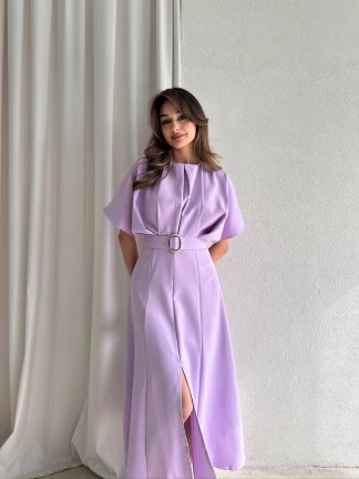 ARTHUR Midi Elbise 2056 - Lila - 1