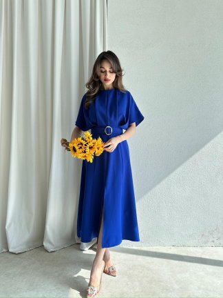 ARTHUR Midi Elbise 2056 - Saks Mavisi - 2