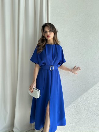 ARTHUR Midi Elbise 2056 - Saks Mavisi - 4