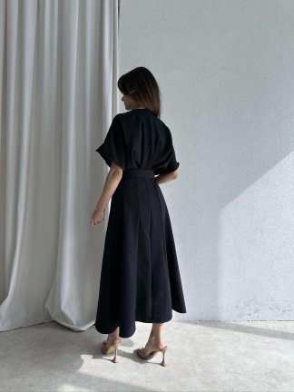 ARTHUR Midi Elbise 2056 - Siyah - 5