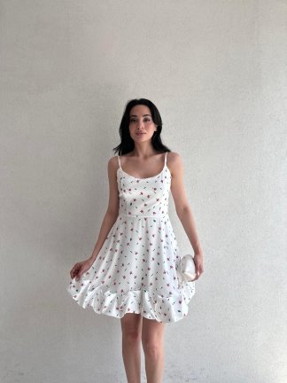  CELSO Elbise 4466 - Beyaz - 1