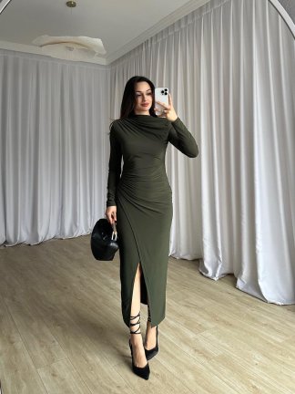 AURA Elbise 8416 - Haki - 3