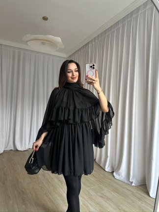 BAHAMA Elbise 8738 - Siyah - 2