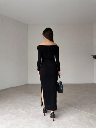 BALDWİN Maxi Elbise 3782 - Siyah - 4