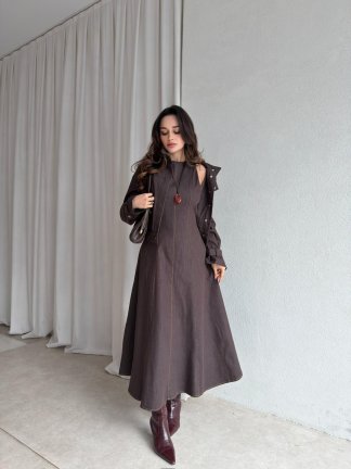 BARBARA Denim Takım 8894 - Acı Kahve - 1