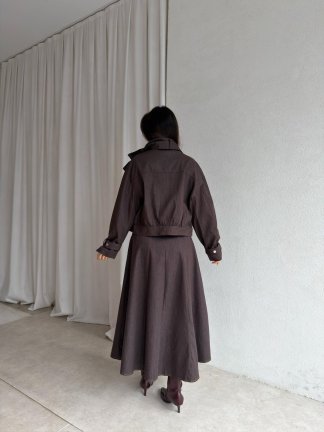 BARBARA Denim Takım 8894 - Acı Kahve - 5