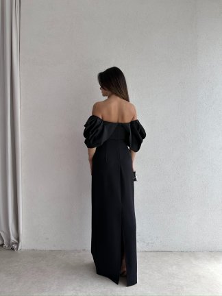 BARUCCİ Maxi Elbise 7005 - Siyah - 3