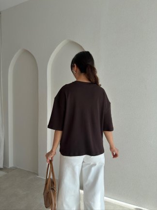 BASEL T-Shirt 8999 - Acı Kahve - 3