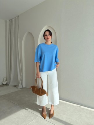 BASEL T-Shirt 8999 - Mavi - 3