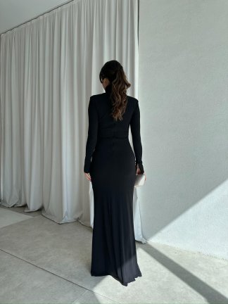 BECA Maxi Elbise 8630 - Siyah - 4