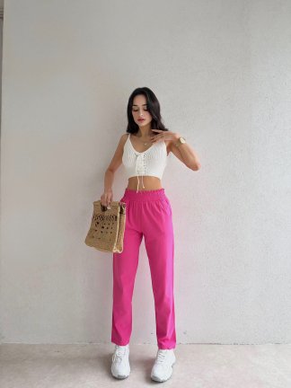 Beli Gipeli Cepli Rachel Pantolon 4923 - Pembe - 1